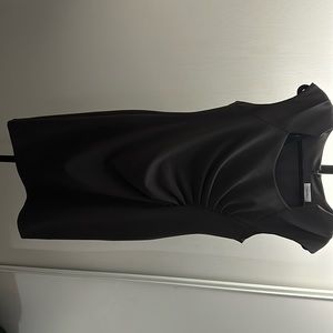 Dark gray Calvin Klein dress, sleeve cap. Beautiful fit